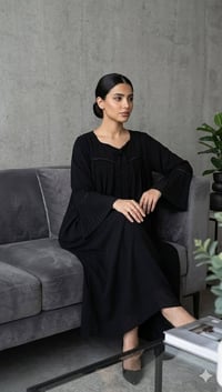 دشداشه كشمير • دبل كلوش مطاط • مقاسات ٣اكس-٦اكس