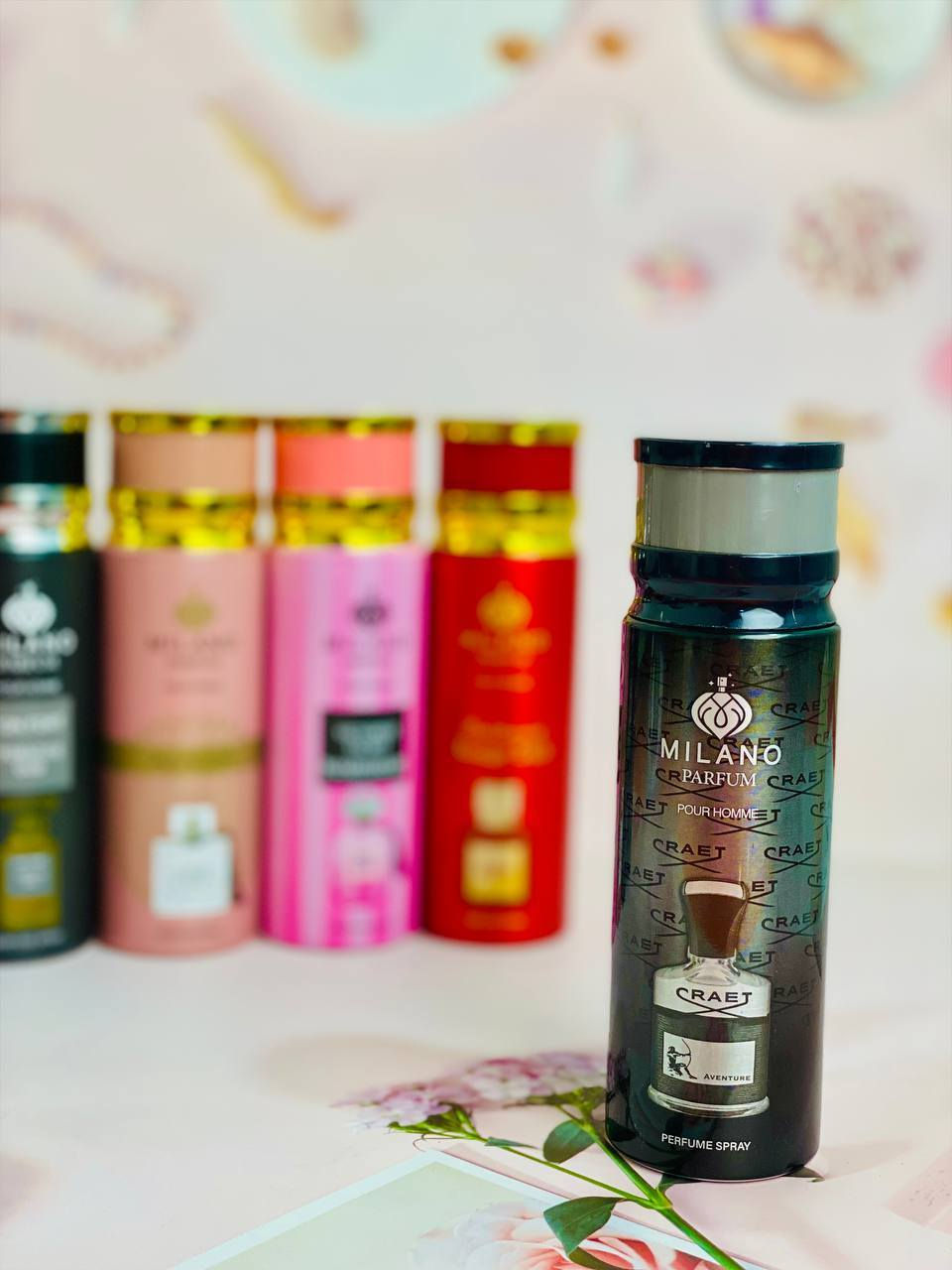 ✨💎 عطور MILANO PARFUM الفخمة الانكليزية 💎✨
مجموعة عطور مميزة تجمع بين الأناقة والثبات العالي 🌸🔥
اختاري عطرك حسب ذوقك وخلي حضورك مختلف بكل مكان 😍

🌟 الأنواع والنكهات:
🖤 CRAET (أسود)
نكهة رجالية فخمة ✨
🌿 منعش + خشبي + لمسة عود

💙 BLUE DE CHAGEL (أزرق غامق)
عطر رجالي كلاسيكي 💎
🌊 منعش + حمضيات + ثبات قوي

🖤 TON FORT TOBACCO OUD (أسود)
عطر شرقي جذاب 🔥
🍂 تبغ + عود + دافئ وثقيل

🌸 AMOUR (زهري فاتح)
أنوثة ناعمة 💖
🌺 وردي + حلو + رومانسي

💗 VICTORYA’S SECRET BOMBSHARE (زهري غامق)
عطر بناتي جذاب 😍
🍓 فواكه + زهور + منعش

❤️ Bakkarat Rouge 540 (أحمر)
عطر فخم لا يُقاوم 🔥
🍯 عنبر + زعفران + سكر محروق


**إذا كنت صاحب هذا الإعلان وتريد حذفه لأي سبب، رجاءا أرسل رسالة إلى الدعم الفني**