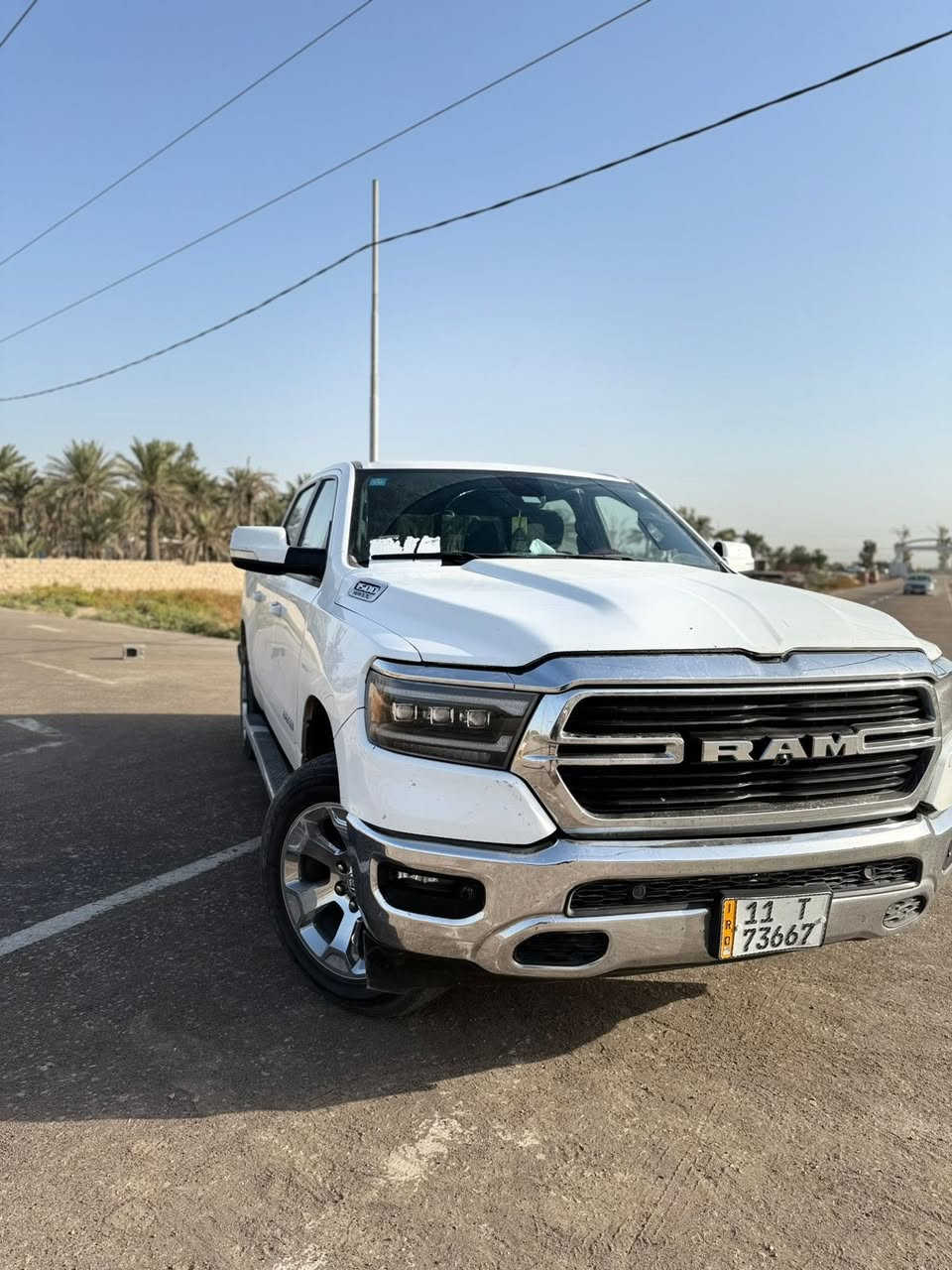 سلام عليكم مراوس اوباما شرط s. 2017فما فوق 

—————————————————————————
دوج رام 2020
وارد امريكي حادث جاملغ وبنيد
مكينه 8 هيمي 5.700
مواصفات لونك ستار 
*منافد تايبسي عدد 8
*ويل 20كروم
 * حساسات اماميه .
*   حساسات خلفية .
*   كاميرا خلفية .
*   دوسات جانبية بلاد.
*   مكيف خلفي .
*   الويلات مع الاطارات مخصصة للطرق الوعرة .
*   منظومة كاملة لقطر العربات .
*   المرايا الجانبية قابلة للطي كهربائيا .
*   الشباك الخلفي كهربائي .
*   هاند بريك كهربائي
*السيارة بدون ايرباك
السيارة جاهزة مابيها كل نقص
***********
