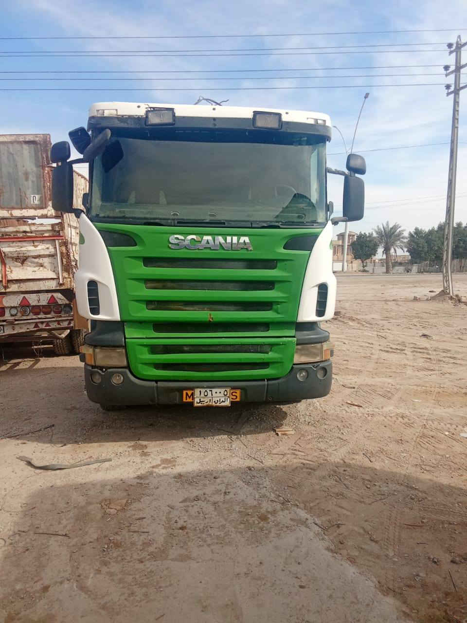 سلام عليكم سكانيا موديل2005 رقم اربيل سنويا منتهيه رقمها هل موجود سحال الخلفي دبلي شاصي بلادي  جوبلس اماي وخلفي  مكينه 500 لا بخار ولا تنقص كير 3/3.              تنكر ماء
سعر 148 وبيها مجال قليل الاستفسار اتصال على الرقم *********** رجاء مو شراي لا ينتصل
