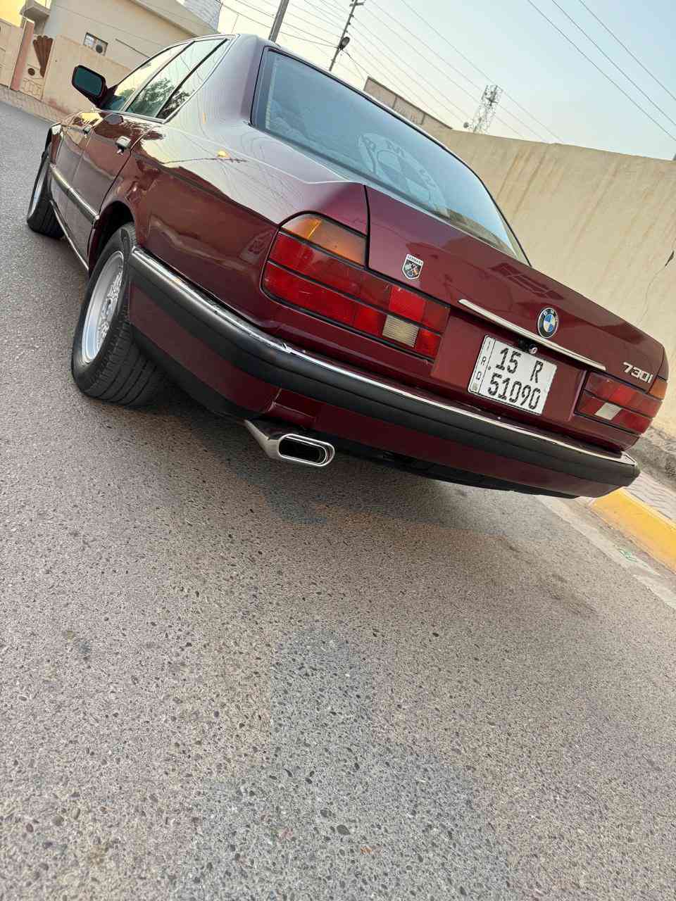 ‏سلام عليكم بي إم 730 ‏الموديل 92 للبيع ‏العنوان صلاح الدين قضاء بلد هذا رقم الهاتف***********
