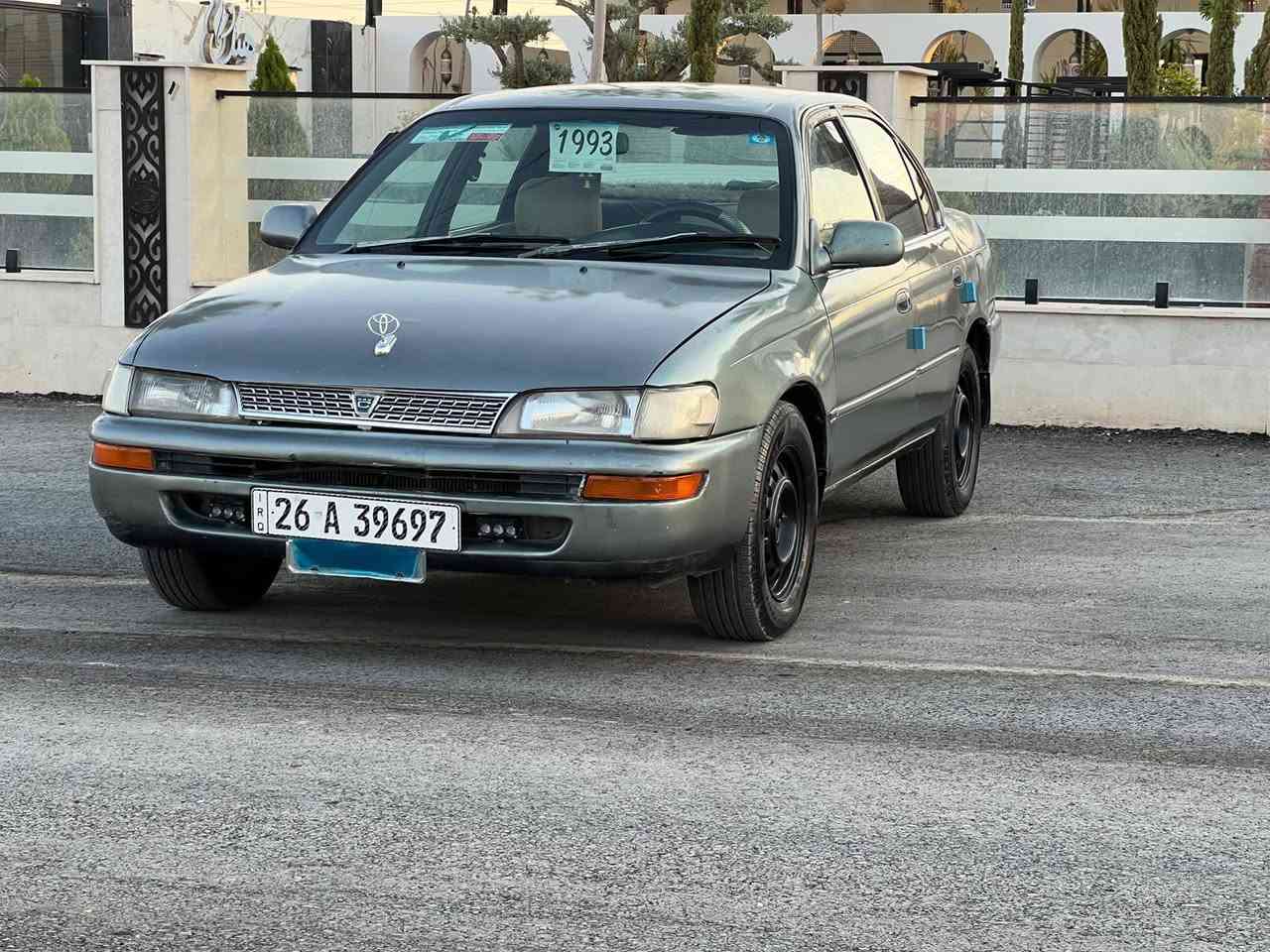 السلام عليكم للبيع كورلا موديل 1993 رقم صلاح الدين دولي كير ومحرك شرط صدر جديد تخم تايرات جدد داخلها نضيف مكاني صلاح الدين تكريت السعر 48 الهاتف ‏‪***********‬‏
