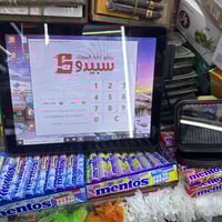 حاسبته كاشير ترهم مطاعم صيدليه اسواق  كامله هيه واليوبي اس وقارئ باركو...