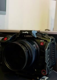 كانون R5C • 50مم 1.8 RF • 16مم 2.8 RF