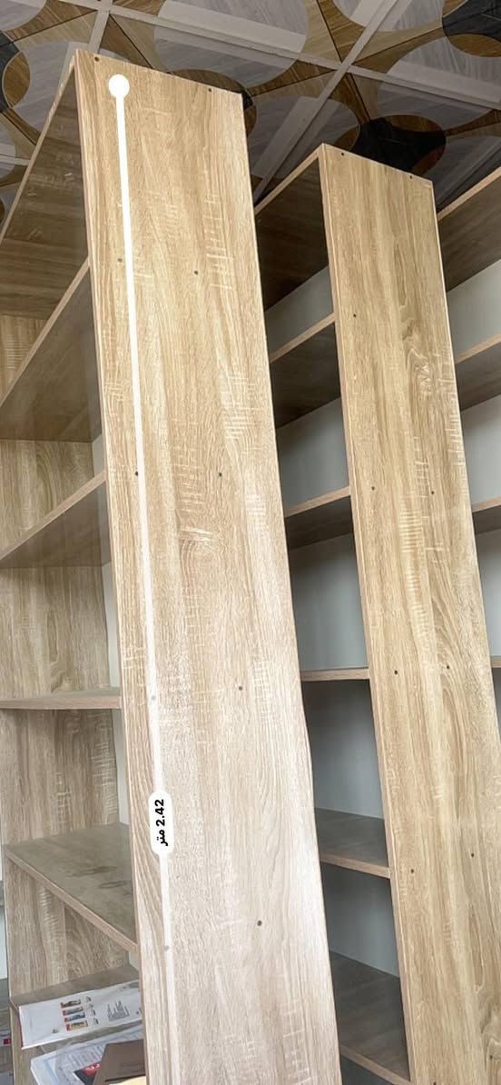 رفوف خشب
مكلف بالنشر
العدد 10 
الارتفاع 240
العرض 100
يحتوي كل رف على ست خانات
بالاضافة الى مساحة خزن
للاستفسار على الرقم
***********
