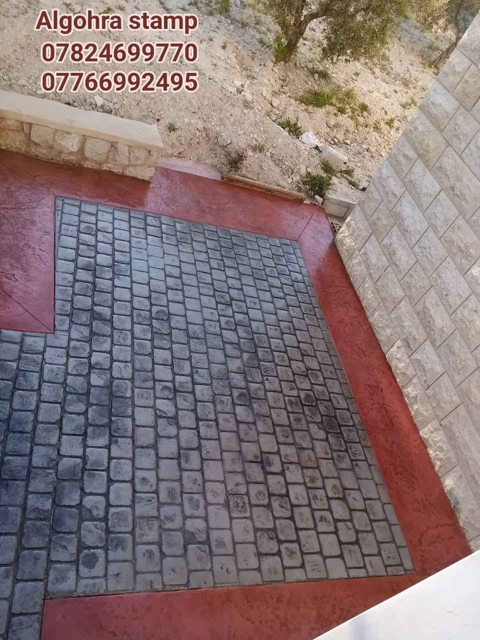 السلام عليكم ورحمه الله شركة الجوهره للخرسانة المطبوعة 
نعمل ديكورات ارضيه خرسانية مطبوعه وأيضا نعمل الصب العادي لدينا كادر متخصص بلصب والديكورات الذي هوه الطبع على الكونكريت الديكورات التي أصبحت بديل المقرنص يعني افضل بكثير بتكوين القوه والصلابه
بتكوين بعد حدل الأرض
1فرش نايلون
2فرش بي ارسي brc
3ومن ثم يتم صب الكونكريت
4سقل الكونكريت وتنعيمه 
5 نقوم برش اللون dcb من شركة دي سي بي الاصلي
نعمل بدقه وبدرجه الاولى وباسعار مناسبه نعمل جميع الديكورات ولدينه جميع الالوان المتوفره تتحمل الخرسانه المطبوعة على الأوزان الثقيله من حيث قوت الكونكريت وصلابته ايضا البي ارسي اله دور مهم مع الكونكريت من
حيث يمنع التشققات الكونكريتية وفي نهاية الصب نقوم
ب قطع جوينات ونقوم بغسل الصب الطبع ومن ثم نقوم بوضع الماده إلي بوكسي الملمع نتمنى لكم السعاده والتوفيق لكلا الطرفين للاستفسار الاتصال ***********
***********
