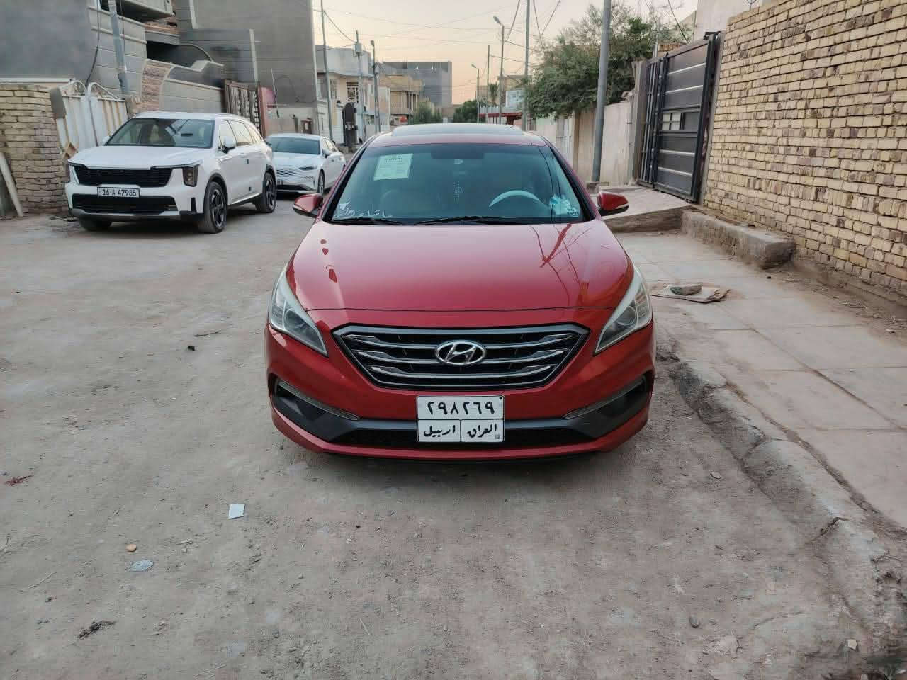 السلام عليكم
للبيع سوناتا وارد امريكي 
موديل 2017 
فئه Limtb فول الفول 
الحادث/جاملغ خلفي رش فقط صور الحادث موجوده
عداد المسافه 81ميل 
رقم اربيل باسمي تريد تحويل وكاله موجوده 
المواصفات 
محرم 2400Gbl
بصمه
فتحه 
شاشه 
كاميرا دواره 
فول تحكم
نضام ترحيب 
ويال كب  17
لد خلفي امامي 
كشن جلد 
تدفئه تبريد 
دواخل بيجي 
وباقي المواصفات 
سياره جديده 
الاستفسار الاتصال 
***********
السعر 145وبيه مجال
تحياتي
