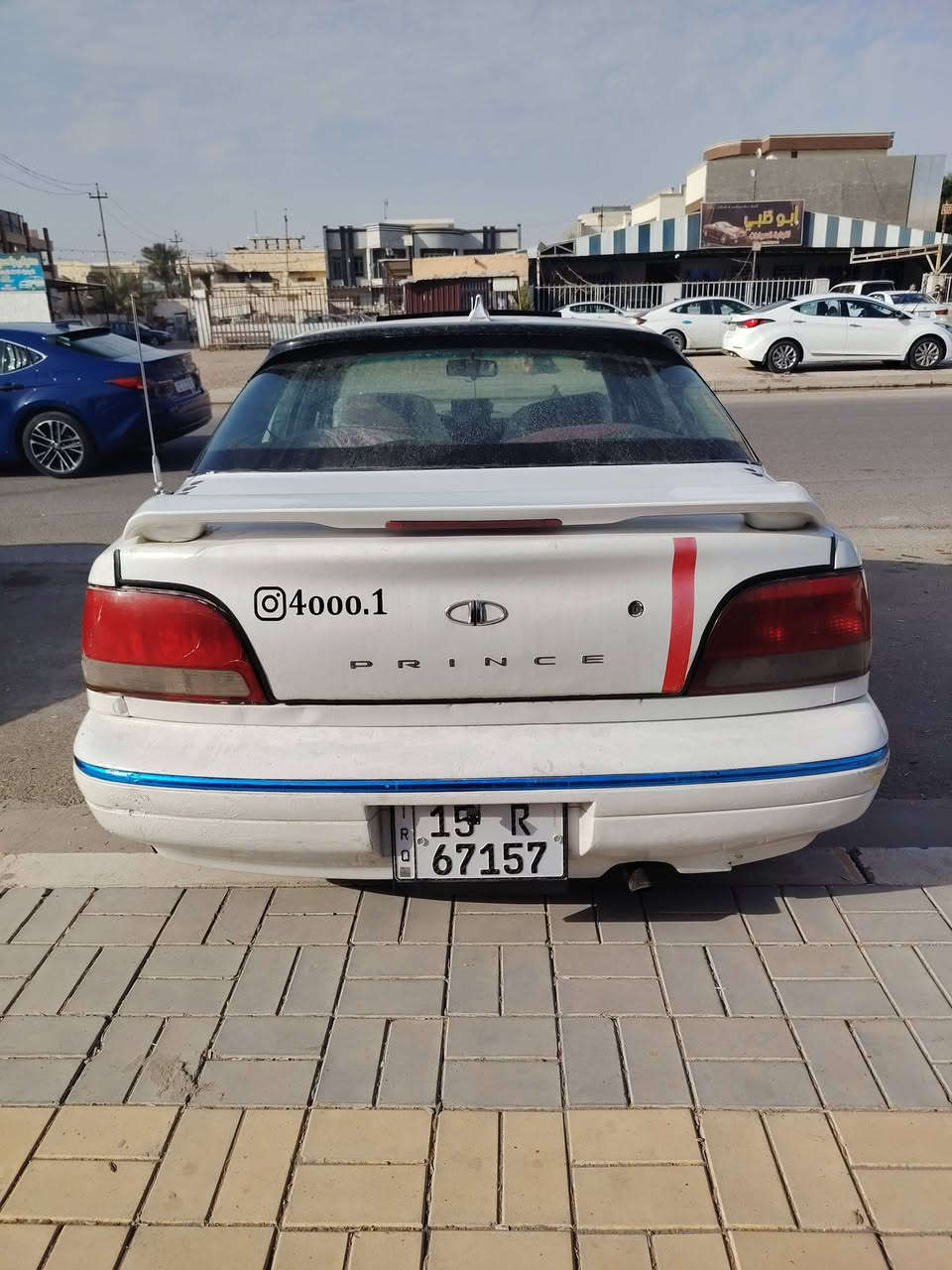 السلام عليكم 
سيارة برنس فراشة نضيفة 
محرك 2000 خير من الله
كير اوتو كله جديد 
سنتر لوك 
غرفه جديدة حيل 
شاشة + كامره خلفية 
سستم سماعات + دمام جديد 
تايرات جدد 
صدر خير من الله 
باسمي + تحويل مباشر 
رقم دولي جديد خالية من الغرامات 
سيارة 🚗 حلوة كاعده مال بيت 
السعر/ ٣٨ للبيع او مراوس 
مكاني الفلوجة  
*********** واتساب + اتصال
