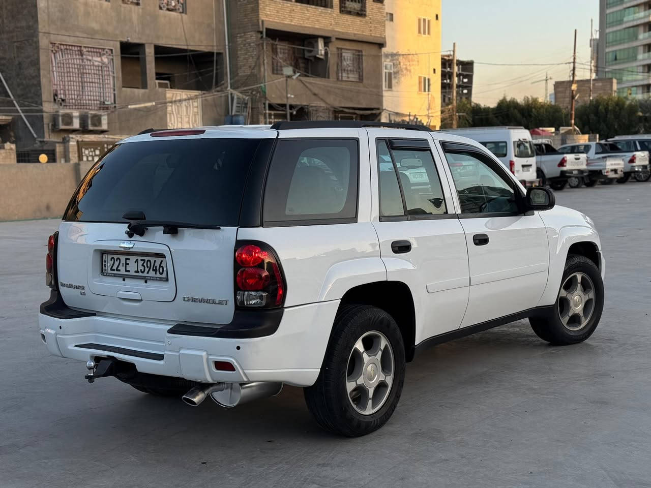 بلايزر موديل ٢٠٠٩ خليجي كفاله عامه من كولشي بدي مكينه كير حداديه تخم تاير كوله جديد وبشرط الفحص ماشيه ١٢٤ حقيقي رقم سنويه جديد تحويل ثاني يوم مكان السياره كربلاء الشراي يتصل مامتواجد ع الفيس السعر ١٢٨ مجال حك الجيه  ***********  تحياتي للجميع
