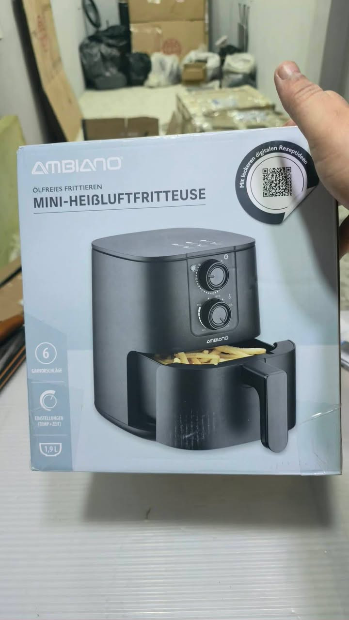 قلايه هوائيه
شرط الماني شرط 
حجم ٢ لتر حقيقي مو صيني 
السعر ٢٥ توصيل مجاني 
اخر قطع باقيه ايتيم الماني


**إذا كنت صاحب هذا الإعلان وتريد حذفه لأي سبب، رجاءا أرسل رسالة إلى الدعم الفني**