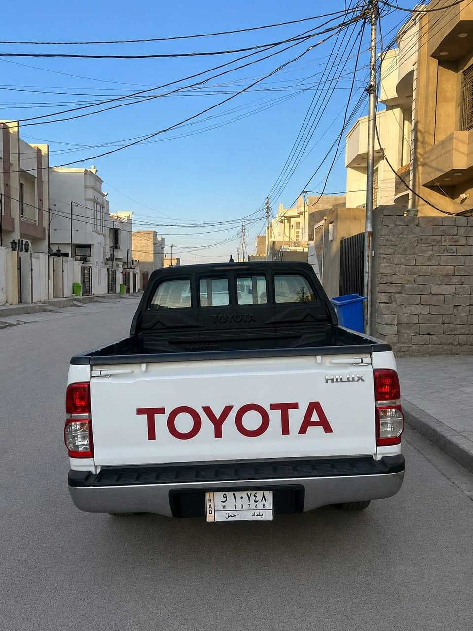"إعلان بيع"
_ تيوتا هايلوكس موديل " 2015" 
_ سيارة كفالة عامة بدون صبغ بدون ضرر ( كلين)بدون بارد 
_ سنوية رقم بغداد لسنة 2027
_ بإسمي 
_ مشروع وطني 
للاستفسار و التواصل : 
***********
