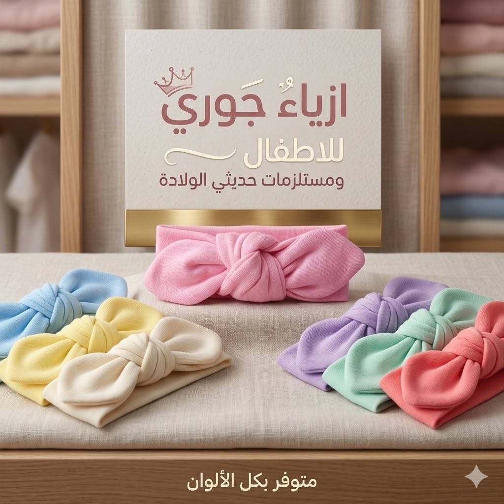 #جديدنا مايخلص جزء من تجهيزات حديثي الولادة من أزياء جوري للاطفال
كل ماتحتاجه الام والطفل في مكانً واحد ✅
نعتذر عن نشر كافة المنتجات بسبب سياسية الفيسبوك
#زورونا_تجدون _الافضل_دائماً_وبأنسب_الاسعار✅
#ادخل للصفحة وشاهد باقي المنتجات 🆕 
#يتوفر_خدمة_توصيل_لكل المحافظات
العنوان / القيارة - سوق القيارة- #مجاور٠صيدلية٠الرحمة 📌
#تابعنا حتى يصلك كل جديد اول بأول ✅


**إذا كنت صاحب هذا الإعلان وتريد حذفه لأي سبب، رجاءا أرسل رسالة إلى الدعم الفني**