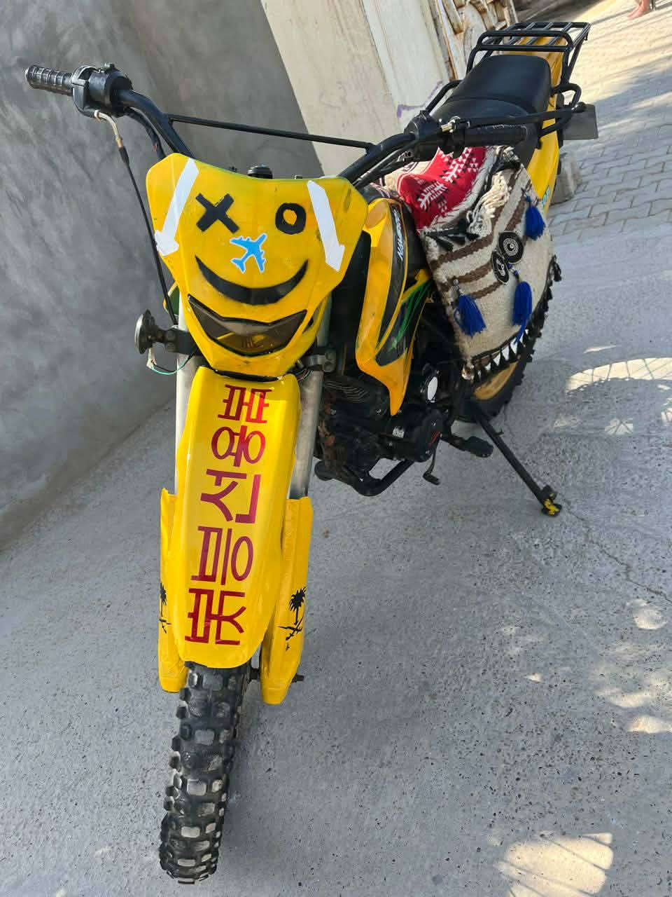 سلام عليكم قفاز محرك 250 بلادي كفاله عامه محرك جديد دراجه كامله مكمله برغي ما بيها نقص وراق كامله سعر تصل وتدلل مكان ديالى بعقوبة ***********
