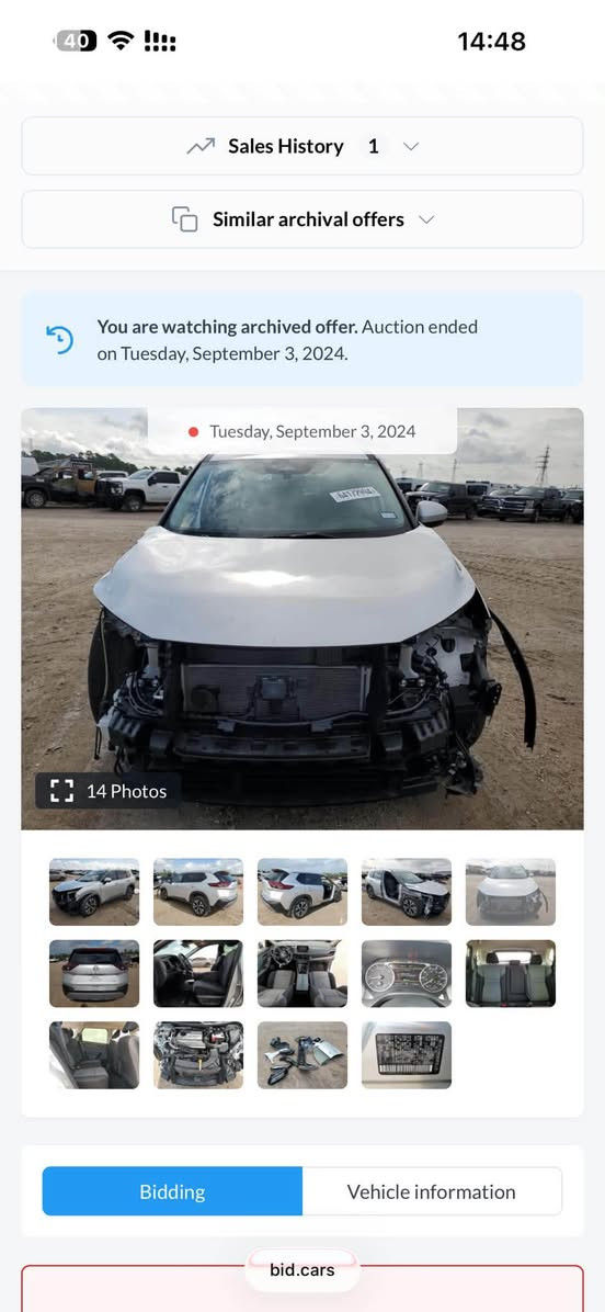 🚗 للبيع: نيسان روج 2023 SV بحالة ممتازة

السياره بيها قطعتين باب وجملغ بدون دواخل بدون ايبراك ضرر سطحي 

العنون موصل جانب الايسر حي الزراعي

☎️📞 للتواصل ***********

🔹 المحرك: 1.5 لتر تيربو، 3 سلندر

رقم الشاصي JN8BT3BA6PW431753

ملاحضه السياره بدون اي خدوش وبدون اي ملاحضات أربيل, العراق
