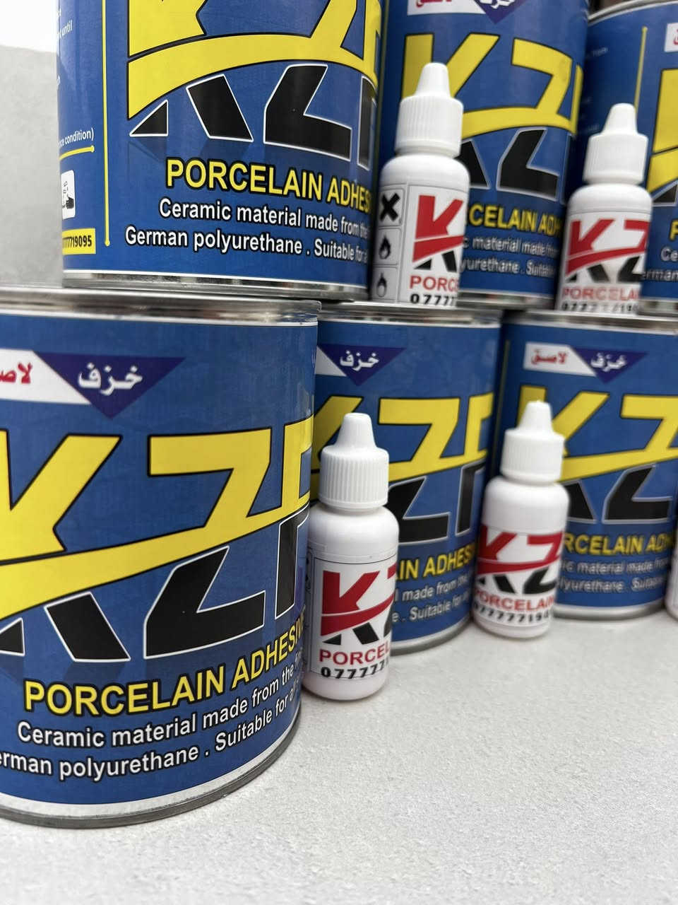 رايد تركب بورسلين بثقة وجودة عالية،
مادة الخزف اللاصقة هي الحل الأمثل 👌

✔️ قوة التصاق عالية
✔️ مقاومة للرطوبة والحرارة
✔️ مناسبة للسيراميك، والبورسلين
✔️ سهولة في الخلط والتطبيق
✔️ ثبات طويل الأمد بدون تشققات

🔧 مثالية للاستخدام في:
الأرضيات
الجدران 
المطابخ والحمامات
 مغاسل البورسلين      
الخشب 
الحديد 
كوارتز 
مرمر 
زجاج 

متوفرة جميع الايتمات 

الخشن للتجميع 

الناعم للفنش متوفر 
الاسود 
والابيض 
والرصاصي 
والكريمي 

وللالوان الشاذة توجد الشفافة قابلة للتلوين 

اختر المادة الصح… وارتاح من مشاكل الفك والتشقق 💪

🚚 يوجد توصيل الى جيمع محافظات العراق

***********
