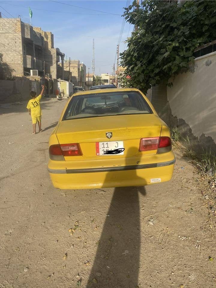 سلام عليكم سمند موديل ٩ للبيع سياره شغاله وكامله رقم انكليزي بغداد تحويل مكان السياره بغداد رقم ***********
