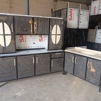 كاونتر مترين مع ملحق  مترين مع سنك   مرمر متر و 20 للحجز السريع والاست...