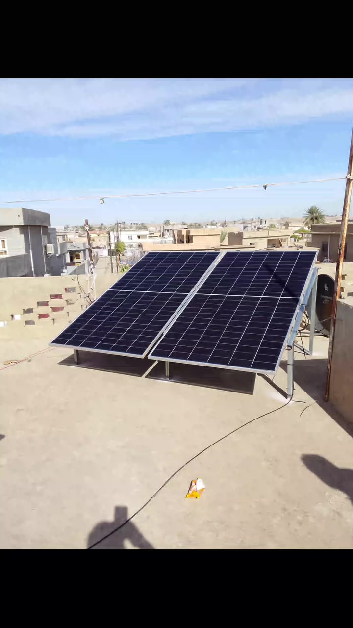 بالنقد او بالاقساط نشدلك منظومتك 🚨🚨🚨
#عروووووووووض_جديدة 🔥🔥🔥🔥🔥🔥🔥
#لاتحير_ولاتحتار_شركة_الواثق_أفضل_اختيار 
.................................................................. 
بفضل الله وبحمده قامت كوادر شركتنا (شركة الواثق للطاقة الشمسية) بنصب منظومة طاقة شمسية منزلية لأحد زبائن شركتنا الكرام في #بعاجه
وكانت تفاصيل المنظومة... 
_________________________
1_الواح #فلادلفيا (600)واط عدد(7)🌞 ضمان (10)سنة 

2_ بطارية ليثيوم #بي_تي_تي   حجم(15)كيلو واط عدد(1) 🌞ضمان (5)سنة 

3_انفيرتر #فيفا حجم (6.5) كيلو واط عدد(1) 🌞 ضمان (1)سنة 

العرض الاقوى تحطيم الاسعار 🔥 🔥 🔥 🔥 🔥 🔥
العرض الاول 🔥 🔥 🔥

القدرة : 15 نهاري و 15 ليلي 
الألواح: 625 واط ضمان عشر سنوات عدد7
البطارية: ليثيوم حجم 15 كيلو ظمان 5 سنة
الانڤيرتر :حجم 6 كيلو ضمان سنة واحدة

العرض الثاني 🔥 🔥 🔥

القدرة : 10 نهاري و 10 ليلي 
الألواح: 625 واط ضمان عشر سنوات عدد 5
البطارية: ليثيوم حجم 10 كيلو ظمان خمس سنوات
الانڤيرتر :حجم 6 كيلو ضمان سنة واحدة

العرض الثالث 🔥 🔥 🔥

القدرة : 10 نهاري و 7 ليلي 
الألواح: 625 واط ضمان عشر سنوات عدد5
البطارية: ليثيوم حجم 7.5 كيلو ظمان خمس سنوات
الانڤيرتر : حجم  4 كيلو ضمان سنة واحدة

العرض الرابع 🔥 🔥 🔥

القدرة : 8 نهاري و 5 ليلي 
الألواح: 625 واط ضمان عشر سنوات  عدد 4
البطارية: ليثيوم حجم 5 كيلو ظمان خمس سنوات
الانڤيرتر : حجم 6 كيلو ضمان سنة واحدة

العرض الخامس  🔥 🔥 🔥

القدرة : 6 نهاري و 2.5 ليلي 
الألواح: 625 واط ضمان عشر سنوات  عدد 3
البطارية: ليثيوم حجم 2.5 كيلو ظمان خمس سنوات
الانڤيرتر : حجم 4 كيلو ضمان سنة واحدة
$$$$$$$$$$$$$$$$$$$$$
للحجز و الاستفسار 
حمد جاسم الجميلي
⁨ ￼⁨0782 833 0782⁩
