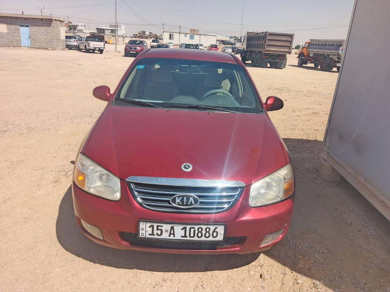 السلام عليكم 👇👇
…………..
كيا اسبكتره موديل 2006 امريكي محرك 2000 بيها خيط بخار رقم انبار انكليزي سنوية لحد 2028
……. السعر  /  80
 رقم الهاتف / ***********
