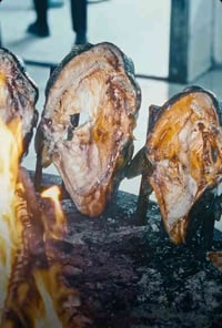 على بركه الله (سمج شوي بـ9كاريبي اسود)اسماك خيرآت العدل لبيع السمج الش...