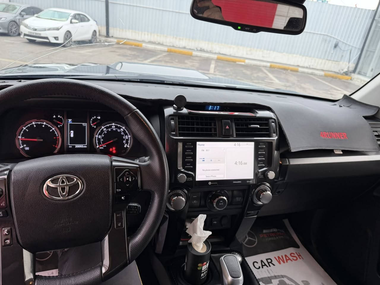 ‏TOYOTA  4RUNNER TRD Off Road
~ تويوتا 4 رنر  
~ لون نيلي 
~ وارد أمريكا  
~ موديل 2022
~ محرك 6 سلندر  / V6 
~ مواصفات  TRD Off Road Prenium
~فول مواصفات 1/1
~فتحة ( سيلايت)
~بصمة 
~ دبل أكسل ( 4*4) ونظام الزحف الخاص ب trd
~ شاشة كبيرة
~   كاميرة خلفية
~ كشن  جلد كهربائي وتدفئة مقاعد امامية 
~ 4 كامرات
~ داخل اسود 
~ رادار امامي و جانبية 
~تحديد سرعة 
~نظام ECO
~ حجم تايرات١٧ ويل بيلادي 
~ (  5 ) خمسة راكب 
~ ماشي 20 الف ميل 
~ سيارة بدون صبغ 
~ بيها بارد بالجاملغ والبنيد 
~ ايرباك سترن وبردة 
~سيارة رقم بغداد  
~صورة حادث موجودة 
~ مكان السيارة بغداد السيديه 
للاتصال. ***********
