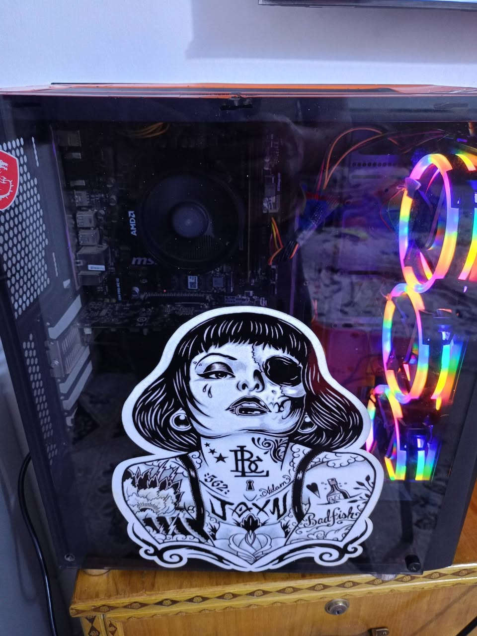 تجميعة PC للبيع المواصفات بل صور
مذربورد msi B450M pro-M2 V2
Power 600 RGB
M.2 128G
HDD 500
السعر350 الف
الشراي يتصل عل رقم العنوان الشعب
***********
بس المروحه البلنص واكفه
