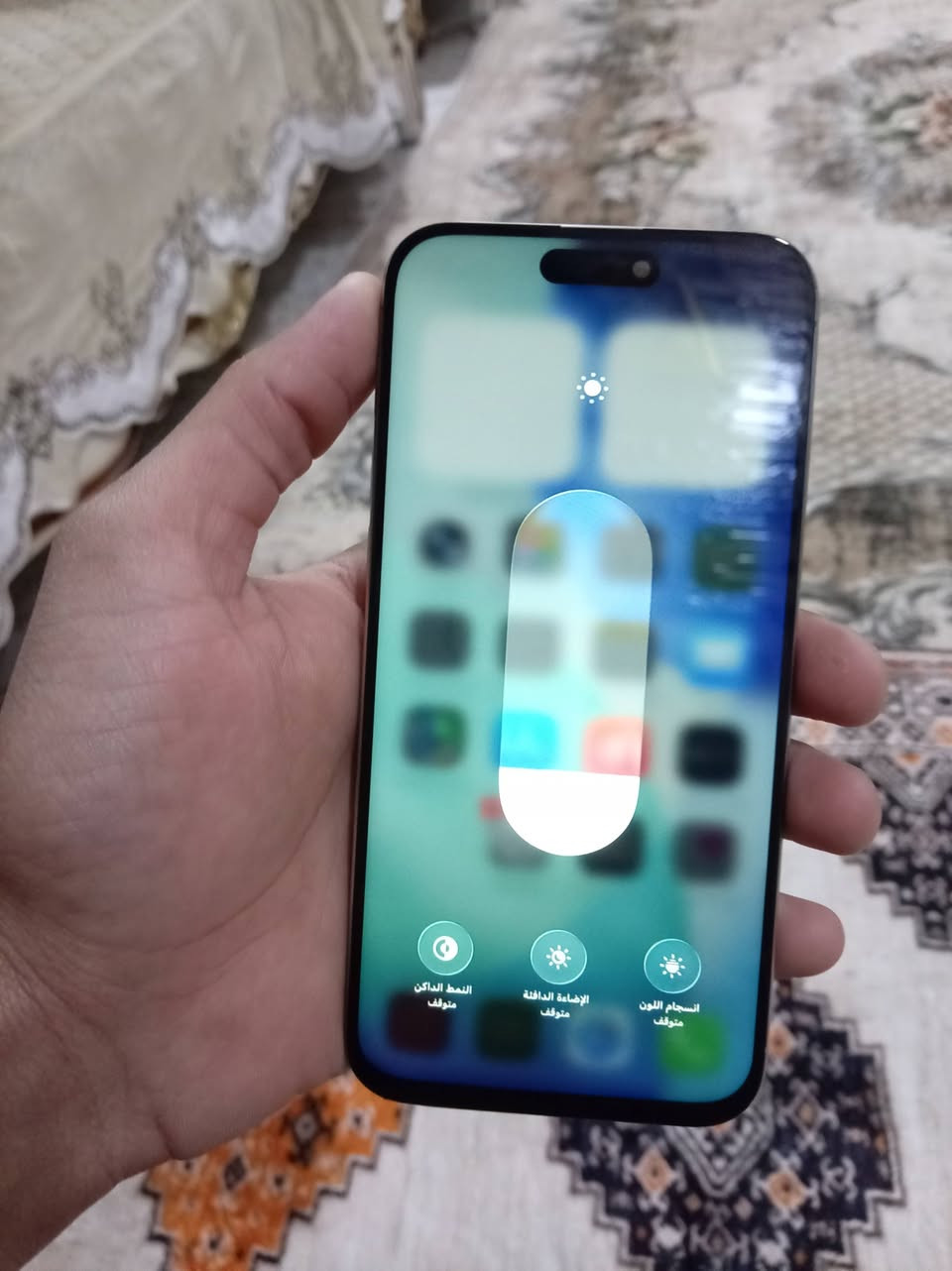 للبيع ١٥ برو ماكس بطاريه ٨٩ ذاكره 256 الجهاز ماستر مبدل شاشه وكاميرا الجهاز كله شغال والفيس أيدي يرادله برمجه الجهاز حيل نظيف السعر 590 الشراي يجي خاص او يتصل
***********
