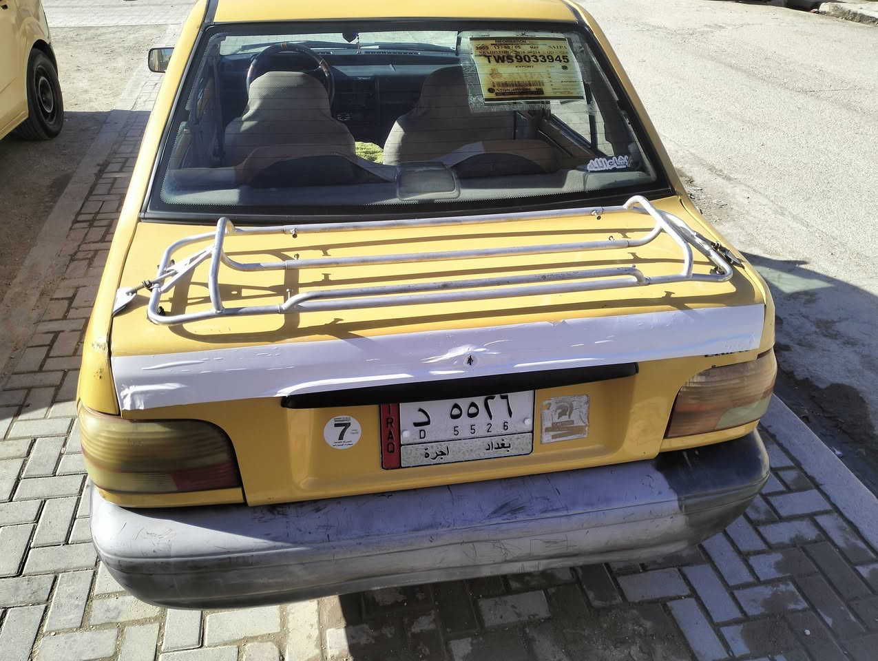 السلام عليكم السايبة للريع موديل 11 تدفأة تبريد شغال كير مكينة خير من الله الكهربائيات كلة شغال بغداد السيارة مصفرة من الهيئة والغرامات الحدادية نضيفة السنوية بأسم صاحبي السعر خاص الي يريد يتواصل هذا الرقم ***********
