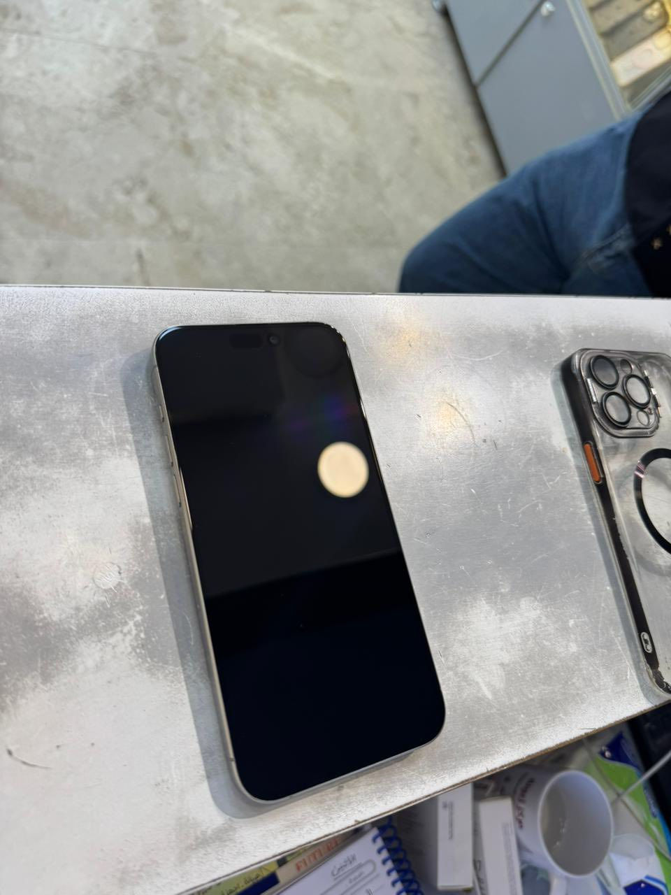 السلام عليكم
ايفون 15 برو ماكس نظيف لوك  شخط ما بي  بطاريتة 

85🔋 

اريدة مراوس وية 17 عادي  الي عندة يراسلني عل خاص
بطارية وكيبل اصلي كلة موجود ومطابق


**إذا كنت صاحب هذا الإعلان وتريد حذفه لأي سبب، رجاءا أرسل رسالة إلى الدعم الفني**