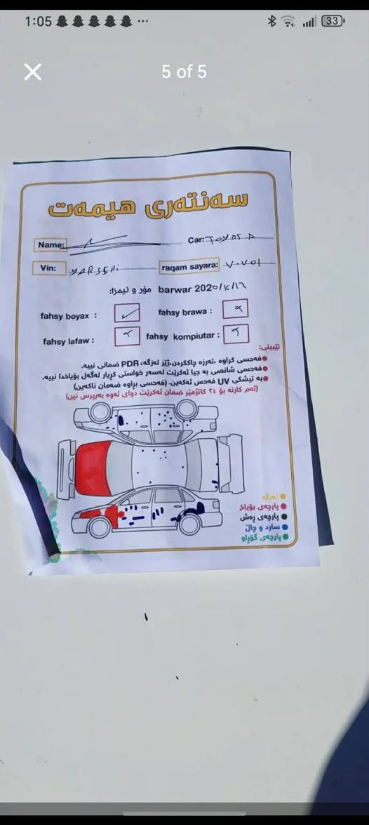 يارس ٢٠٠٨ كيرئادي مةكينة كةورة 
*********** كركوك, العراق
