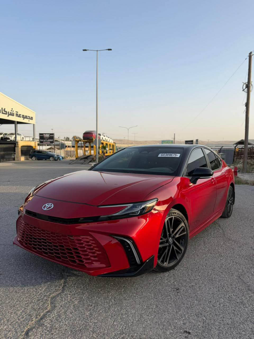 كامري موديل 25مواصفات XSE محرك 2500 هايبرد توكلر صبغ جاملغ وبنيد بعد اسبوع تدخل اربيل سعر مع الرقم 225 ورقه بيها مجال قليل ***********
