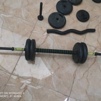 عرررض جيم منزلي كامل 💪  كلشي تحتاجه تبدي تمرين بالبيت موجود.  **التفاص...