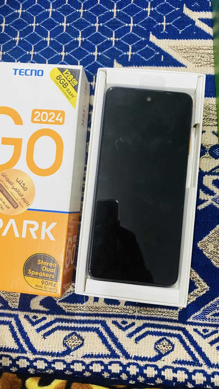 السلام عليكم موبايل tecno spark go 2024 ذاكره ١٢٨ الرام الداخلي 8
للتواصل***********

