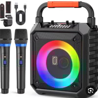 جهاز كاريوكي • ميكروفونين لاسلكيين • بلوتوث