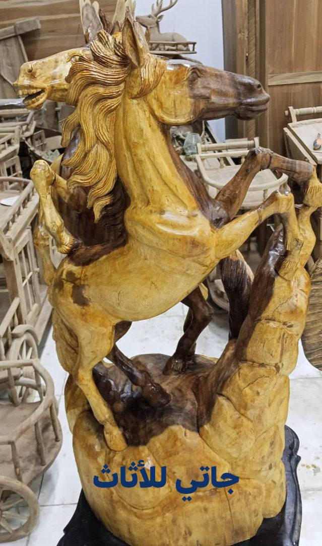 تحفيات  احصنه خشب الطبيعي نحت يدوي لطلب والاستفسار واتساب ***********
النجف الاشرف حي السلام شارع العين مقابل اسواق فد لحظة
#اثاث #طبلات #جاتي #تحفيات #واحد_عراق
