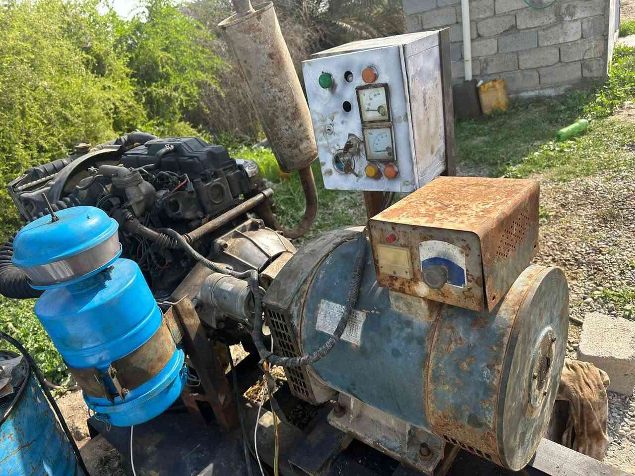 السلام عليكم
مولد للبيع محرك كيا 3000
توليد 30 كيفي
محرك مكفول 
توليد مكفول وع فحص 
مكان قضاء الطارميه تقاطع المشاهده 
سعر خاص
***********
