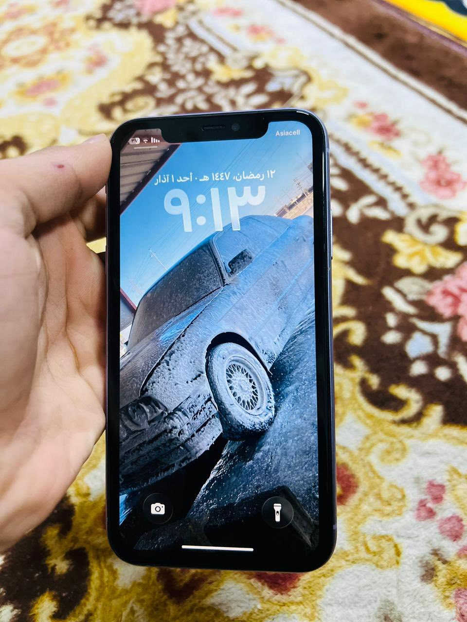 ايفون 11 عادي بطاريه 75 اصليه ذاكره 128 مبدل شاشه اصليه شرط السعر 180 وبي مجال مكاني تكريت ***********
