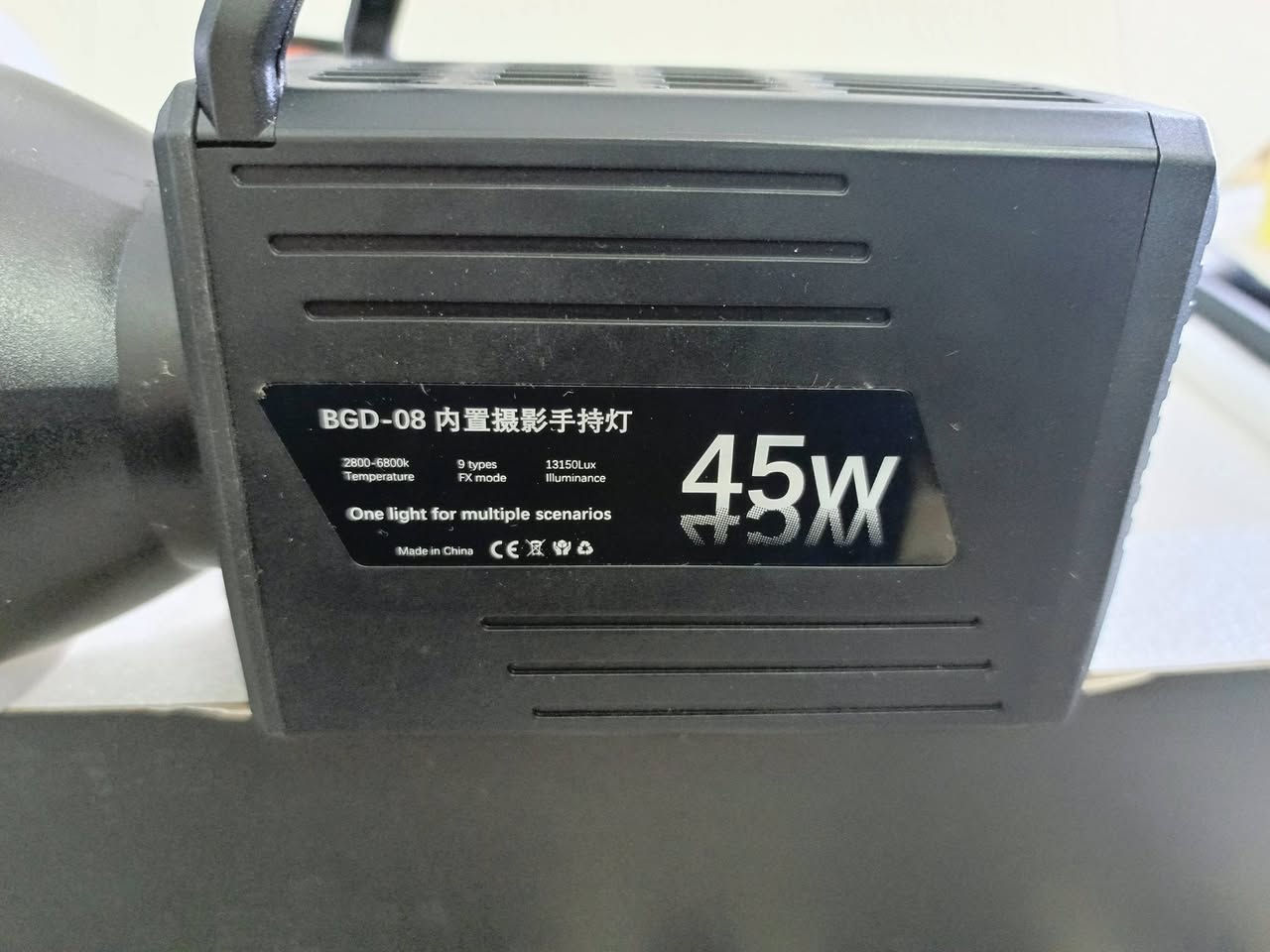 اضاءة تصوير حجم صغير 
شحن 45 واط 
السعر 65


**إذا كنت صاحب هذا الإعلان وتريد حذفه لأي سبب، رجاءا أرسل رسالة إلى الدعم الفني**