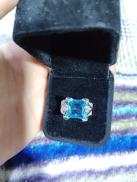 خاتم مختوم • فضة • حجر حقيقي