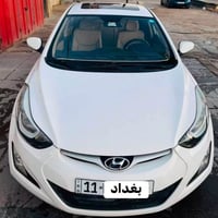 هيونداي إلنترا موديل 2014 شكل 2015، رقم بغداد إنكليزي مميز. السيارة مك...