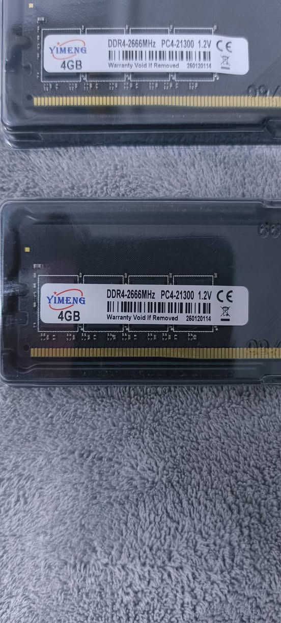 رامات عدد 2 ddr4 حجم 4كيكا
45 مع التوصيل قفل


**إذا كنت صاحب هذا الإعلان وتريد حذفه لأي سبب، رجاءا أرسل رسالة إلى الدعم الفني**