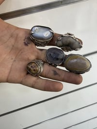 محابس فضه 950 الصياغه معروفه والاحجار معروفه المحابس مو عاديات اخوتي ب...