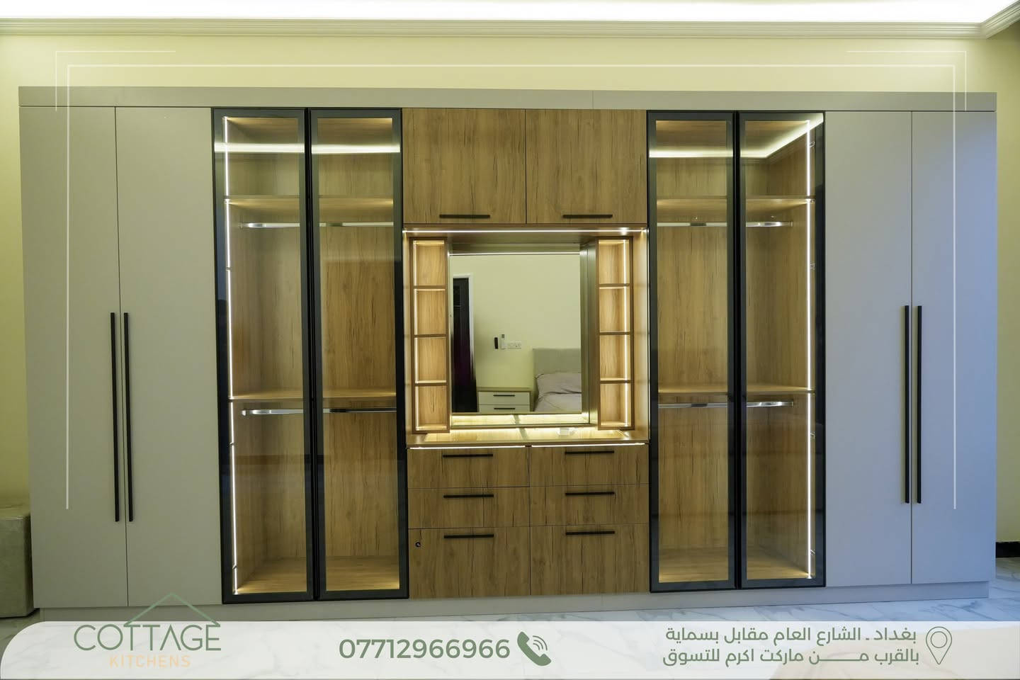✨ تصميم وتنفيذ جديد من مطابخ كوتاج | Cottage Kitchens ✨
مساحة صُممت لتجسد معنى الفخامة الهادئة والرقي في أدق التفاصيل.
غرفة نوم خاصة في زيونة، نفذناها بعناية استثنائية لنخلق توازناً مثالياً بين الجمال والراحة والوظيفة.
.
🔸 الكابينة الداخلية من أجود أنواع الخشب التركي.
🔸 الأبواب HDF عالي الكثافة، مغلف بطبقة PVC ألمانية المنشأ.
🔸 المفاصل والمجرّات بضمان حقيقي لمدة 10 سنوات.
💫 ما يُميزنــــــا:
الـــــدقة في العمل ✨
جــــــــودة الإنهاءات ✨
جــمال وتـطابق التصميم مع التنفيــــذ✨
.
🔸كــوتــاج🔸لان منزلك يستحق الافضل🔸
.
📍 بغداد – مدينة بسماية - مقابل مطعم وحدائق العتيق
.
📞 للتواصل: ***********
.
💬 أو راسلونا مباشرة عبر الصفحة
