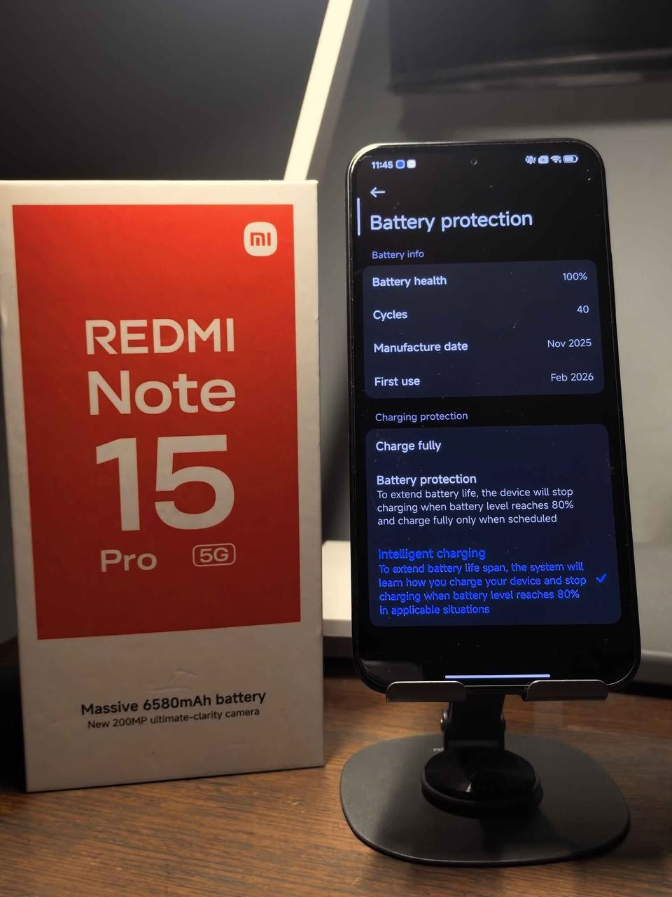 السلام عليكم
للبيع جهاز Redmi note 15 pro 5G
ذاكرة ٢٥٦ عشوائية ١٢
صحة البطارية ١٠٠
جهاز استخدام قليل جدا ونظافة ١٠٠٪ كامل ملحقات مع كفر ولزكه شاشه 
شاشة امولد 6.84 انج بتردد ١٢٠ هرتز
معالج دايمنستي 7400 الترا
بطارية 6580 مع شاحن ٤٥ واط
كامره ٢٠٠ ميكا بكسل 

سعره ٣٨٠ الف 

عنواني بغداد بغداد, العراق


**إذا كنت صاحب هذا الإعلان وتريد حذفه لأي سبب، رجاءا أرسل رسالة إلى الدعم الفني**
