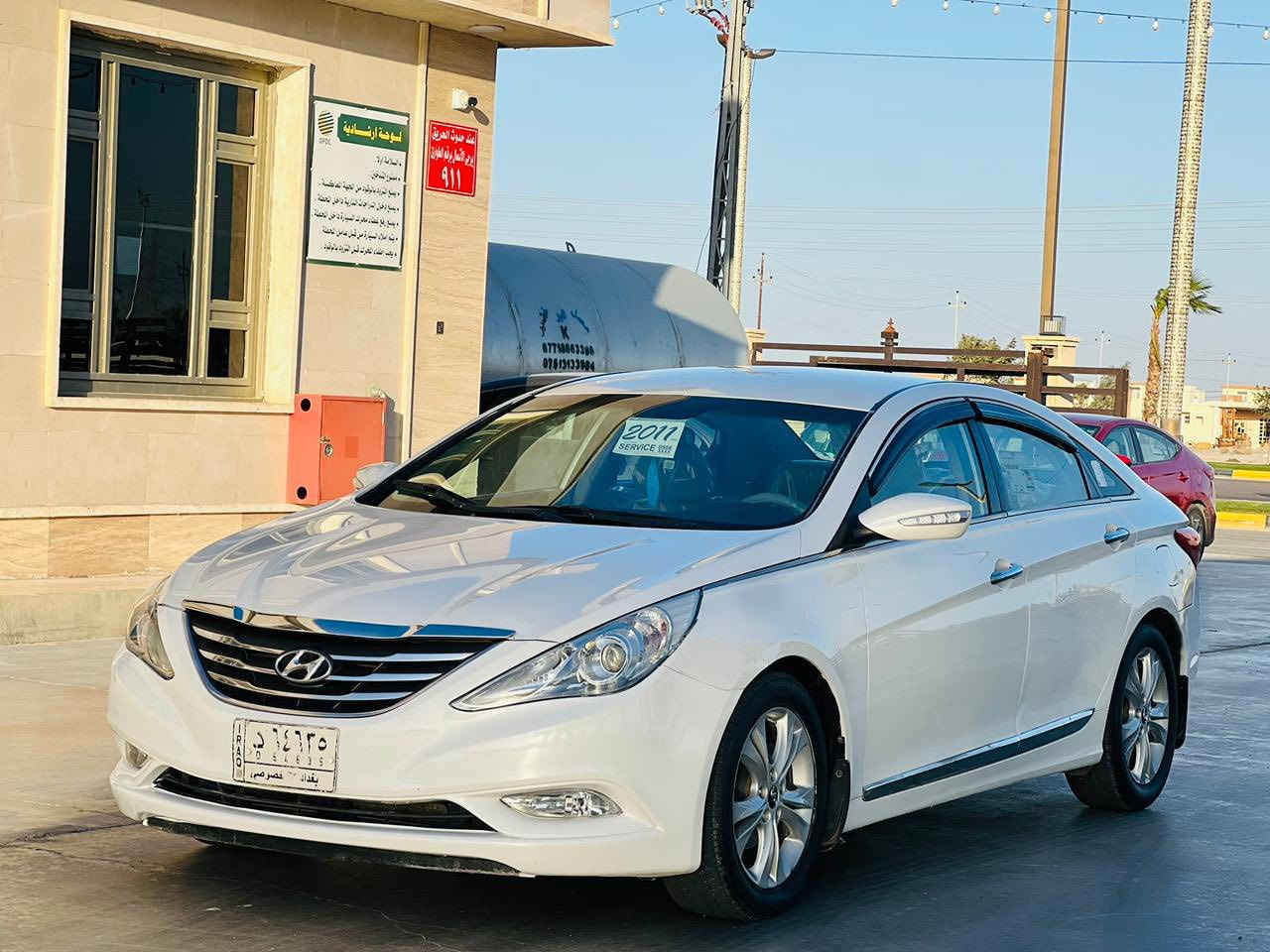 السلام عليكم.   للبيع سوناتا.    موديل 2011
رقم بغداد.    مشروع وطني.     تحويل مباشر 

وارد خليجي.    فول عدا الفتحه.   
محرك. 2400.   خليجي.  دوش 

صبغ  ثلاث قطع.    بدون دواخل. 
شرط الفحص.  

السعر.  105.  وبيه مجال.      الكرمه الفلوجه
رقم الهاتف.  ***********
