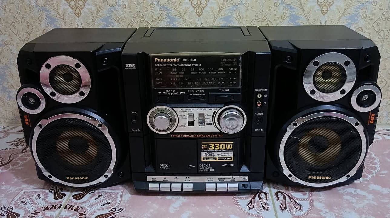 السلام عليكم
مسجل باناسونيك نضيف جدا شغال بالكامل

اواكس ودبل كاسيت وراديو 4 موجات سحب ممتاز

صنع في اندنوسيا / السعر 50 الف مع التوصيل


**إذا كنت صاحب هذا الإعلان وتريد حذفه لأي سبب، رجاءا أرسل رسالة إلى الدعم الفني**