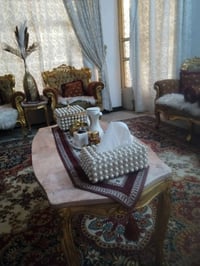 كنب دمياطي • طاولات مرمر • خدوش وكسر