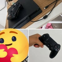 بلي 4 سلم مهكر نظام 9 لا فلاش ولا قرص مباشر يشتغل  جوستك الأصلي معه ال...