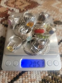 فضة • أحجار طبيعية • ٢٠٥جم