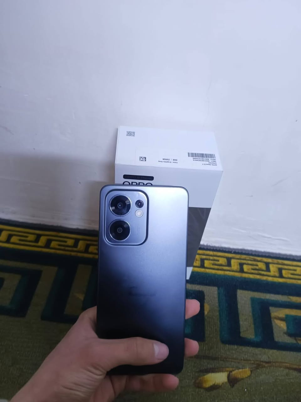 السلام عليكم اوبو رينو 13 F
جهاز فول نضافه زلغ مابي نضافة 100/100
 ذاكره 256 شاشة امولد 
  بصمه مدمجه ب شاشه 
 كامره تخبل بيهه ذكاء اصطناعي
تجي تفحص وتشوف جهاز كلش نضيف مابي أي ضرر
  كامل ملحقات
سعر 220مكاني بغداد ***********
